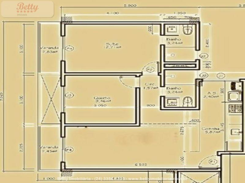 Apartamento a Venda no Nova Liberdade em Resende